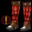 Damaged Red Dragon Greave